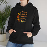 Ho’oponopono Sunflower Unisex Hoodie Heavy Blend Pullover Sweatshirt Healing Affirmation Spiritual Gratitude Mindfulness Positive Energy Streetwear