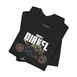 Ducati Inspired Power Cruiser Motorcycle Graphic Unisex Heavy Cotton Tee Premium Streetwear T Shirt for Riders Bikers Enthusiasts and Everyday Wear