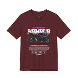 Yamaha R3 Phantom Inspired Sportbike Motorcycle Graphic Unisex Heavy Cotton Tee Premium Streetwear T Shirt for Riders Racers Enthusiasts Everyday Wear
