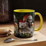 Wicked Supreme Accent Coffee Mug 11oz 15oz Statue Art Graphic Cup Supreme Inspired Streetwear Bust Design Bold Daily Motivation Ceramic Gift Drinkware