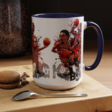 Legends On Court Ceramic Mug Basketball Gift For Sports Fans Gym Lovers Urban Lifestyle Drinkware Bold Streetwear Design Perfect For Coffee Tea And Everyday Motivation