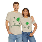 I Love Plants Unisex Heavy Cotton Tee Eco Friendly Botanical Leaf Nature Lover Green Gardening T Shirt Sustainable Plant Parent Gift For Gardeners