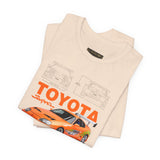 Legendary Turbo JDM MK4 Street Racer Unisex Heavy Cotton Tee Retro Tuner Car Graphic Shirt