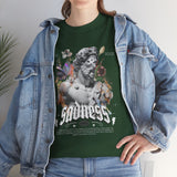 Sadness Graphic T Shirt Unisex Heavy Cotton Tee Greek Statue Art Design Emotional Aesthetic Streetwear Vintage Gothic Fashion Artistic Expression Top