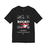 Italian Superbike Panigale Style Racing Motorcycle Graphic Unisex Heavy Cotton Tee Premium Streetwear T Shirt for Riders Bikers Enthusiasts and Everyday Wear