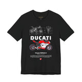 Italian Superbike Panigale Style Racing Motorcycle Graphic Unisex Heavy Cotton Tee Premium Streetwear T Shirt for Riders Bikers Enthusiasts and Everyday Wear