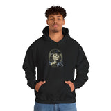 Break Bread Halftone Art Unisex Heavy Blend Hooded Sweatshirt Bold Urban Streetwear Hoodie Premium Hustle Design Comfortable Warm Everyday Wear for Confident Men Women Gift for Street Style Lovers