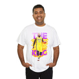 The Court Monarch Unisex Heavy Cotton Tee Basketball Power Graphic Shirt Streetwear for Athletes Hustlers and Motivational Sports Lovers