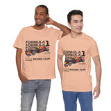 High Performance Single Seater Racing Car Graphic Unisex Heavy Cotton Tee Premium Motorsport Streetwear For Speed Lovers And Daily Casual Wear