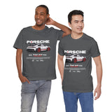 High-Performance Track Machine Blueprint Design Unisex Heavy Cotton Tee Powerful Street Racing Inspired Graphic Shirt