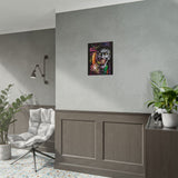 Jocker Sinister Grin Glossy Poster Dark Gothic Wall Art Psychological Expression Bold Horror Design Cinematic Home Decor Collector Piece For Visionary Creatives And Fearless Souls