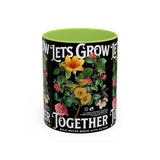 Heart Flower Accent Coffee Mug Bold Anatomical Heart Floral Design Motivational Ceramic Cup Empowering Symbol of Love Strength and Vitality Perfect Gift for Coffee Lovers Friends Birthdays Office Desk and Cozy Tea Moments