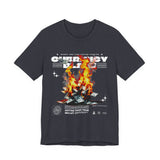 Currency Blaze Burning Money Graphic Unisex Jersey Short Sleeve Tee Bold Streetwear Flame Cash Statement T Shirt Urban Fashion