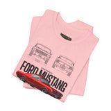 Classic 1965 Fastback Muscle Car Illustration Unisex Heavy Cotton Tee Retro Collector Streetwear Gift Shirt