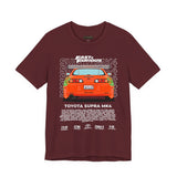 Legendary Orange Street Machine Rear View Unisex Heavy Cotton Tee Powerful JDM Inspired Car Art Graphic Shirt for Collectors and Gearheads