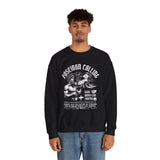 Poseidon Calling Greek God Ocean Waves Graphic Unisex Heavy Blend Crewneck Sweatshirt Surf Streetwear Coastal Vibes