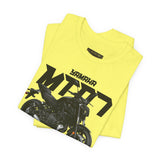 Yamaha MT 07 Inspired Naked Bike Motorcycle Graphic Unisex Heavy Cotton Tee Premium Streetwear T Shirt for Riders Bikers Moto Enthusiasts Everyday Wear