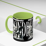 Heavenly Bond Accent Coffee Mug 11oz 15oz Angel And Lion Statue Spiritual Artistic Graphic Ceramic Cup Bold Motivational Streetwear Inspired Fashion Drinkware