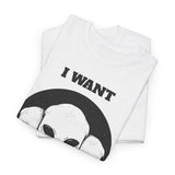 Unisex I Want To Believe Alien T Shirt Vintage UFO Graphic Tee Extraterrestrial Space Themed Sci Fi Paranormal Conspiracy Inspired Streetwear Top