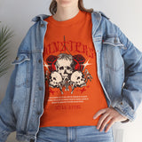 Monsters Skull Guardians Gothic Horror Unisex Heavy Cotton Tee Dark Graphic Halloween Streetwear Bold Vintage Skull T Shirt