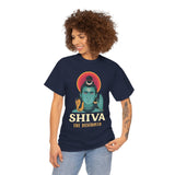 Lord Shiva The Destroyer Unisex Graphic T Shirt Mahadev Mahakal Devotional Hindu Spiritual Cotton Tee Trishul Rudraksha Temple Festival Wear India