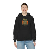 Dollar The Strength Burning Money Legacy Unisex Heavy Blend Hooded Sweatshirt Gothic Flames Graphic Bold Motivational Streetwear Hoodie