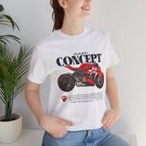 Ducati Inspired Streetfighter Superbike Graphic Unisex Heavy Cotton Tee Premium Racing Streetwear T Shirt for Riders Bikers Enthusiasts and Everyday Wear