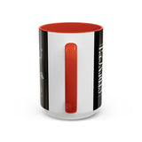 Inspire Strength Ignite Courage Ceramic Mug Motivational Coffee Cup Bold Graphic Durable Everyday Drinkware