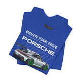 GT3 RS Inspired Track Performance Sports Car Graphic T Shirt Luxury Racing Aesthetic Streetwear Unisex Tee High Speed Motorsport Auto Art Fashion