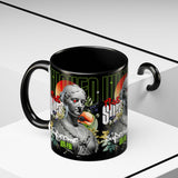 Wicked Supreme Accent Coffee Mug 11oz 15oz Statue Art Graphic Cup Supreme Inspired Streetwear Bust Design Bold Daily Motivation Ceramic Gift Drinkware