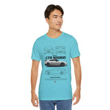 Silver Performance Coupe Artwork Unisex Heavy Cotton Tee High Speed Inspired Streetwear Graphic Shirt For Car Enthusiasts And Urban Lifestyle Fans