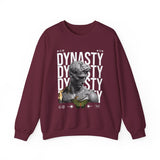 Dynasty Statue Graphic Unisex Heavy Blend Crewneck Sweatshirt Greek Sculpture Butterfly Streetwear Art Inspired Pullover