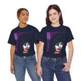 Starfire Rebel Unisex Heavy Cotton Tee Bold Rock-Inspired Graphic Streetwear For Music Lovers, Retro Energy And Fearless Self Expression