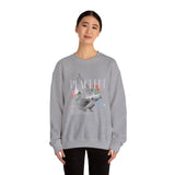 Peaceful Dove Floral Crewneck Sweatshirt Comfortable Unisex Pullover Motivational Streetwear Bold Graphic Design Symbol of Peace Perfect Gift for Friends Birthdays Cozy Days Casual Wear