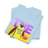 The Court Monarch Unisex Heavy Cotton Tee Basketball Power Graphic Shirt Streetwear for Athletes Hustlers and Motivational Sports Lovers