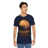 Mars Explorer Astronaut Unisex Heavy Cotton Tee Futuristic Space Adventure Graphic Shirt Inspiring Sci Fi Design Perfect Gift for Dreamers and Space Lovers