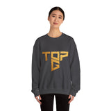 TopG Graphic Unisex Heavy Blend Crewneck Sweatshirt Motivational Hustler Streetwear Fitness Entrepreneur Alpha Mindset Pullover