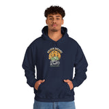 Golden Dreams Silver Reality Money Graphic Unisex Heavy Blend Hooded Sweatshirt Hustler Dollar Cash Bag Motivational Streetwear Hoodie