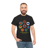 Kundalini Yoga Chakra Graphic T Shirt Awaken The Power Inside You Spiritual Meditation Seven Chakras Sahasrara Muladhara Anahata Yoga Wear Unisex Fitness Wellness Festival Gift India