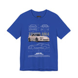 Toyota MK4 Blueprint Tee – Supra MK4 Sports Car MK4 Japanese Performance Coupe Inspired Graphic T Shirt JDM Street Racing Culture Automotive Icon Art Unisex Tee