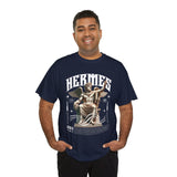 Hermes Greek Mythology Unisex Heavy Cotton Tee Ancient God of Communication and Travel Streetwear Graphic T Shirt