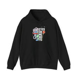 Eyes On Me Boys Medusa Hoodie Comfortable Unisex Heavy Blend Sweatshirt Mythological Streetwear Bold Empowerment Design for Self Expression Perfect Gift for Friends Birthdays Cozy Days Casual Wear