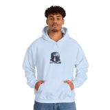 Space Exploration Hoodie Unisex Heavy Blend Sweatshirt Galaxy Earth Spaceship Astronomy Inspired Cosmic Science Lover Nerd Geek Astronaut Pullover
