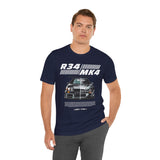 Dual Turbo Street Machine Graphic Unisex Heavy Cotton Tee High Performance Racing Car Split Design Shirt for Speed Lovers