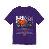 KTM RC 8C Track Inspired Unisex Heavy Cotton Tee Racing Superbike Graphic Streetwear Motorsport Fan T Shirt
