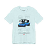 Blue Hypercar Artwork Unisex Heavy Cotton Tee High Speed Performance Inspired Streetwear Graphic Shirt For Car Enthusiasts And Automotive Art Collectors