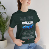 Blue Hypercar Artwork Unisex Heavy Cotton Tee High Speed Performance Inspired Streetwear Graphic Shirt For Car Enthusiasts And Automotive Art Collectors