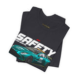 Formula One Safety Car Inspired Motorsport Graphic Unisex Tee High Performance Racing Streetwear Track Day Apparel Pace Car Design For Racing Fans Speed Culture Enthusiasts