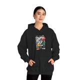 Freedom Snake And Rose Hoodie Comfortable Unisex Sweatshirt Motivational Streetwear Bold Floral Empowerment Design For Resilience And Strength Perfect Gift For Friends Birthdays Casual Wear Cozy Days