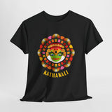 Unisex Kathakali T Shirt Kerala Traditional Dance Art Graphic Tee Indian Culture Festival Onam Heritage Malayalam Performance Heavy Cotton Top